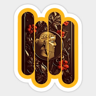 Golden King Sargon Sticker